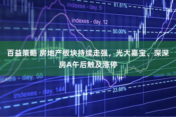 百益策略 房地产板块持续走强，光大嘉宝、深深房A午后触及涨停